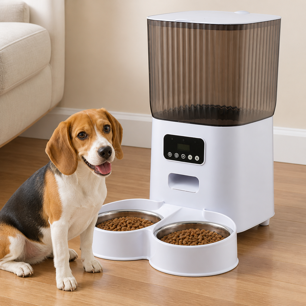 WiFi & Camera Automatic Pet Feeder (5L Hopper)