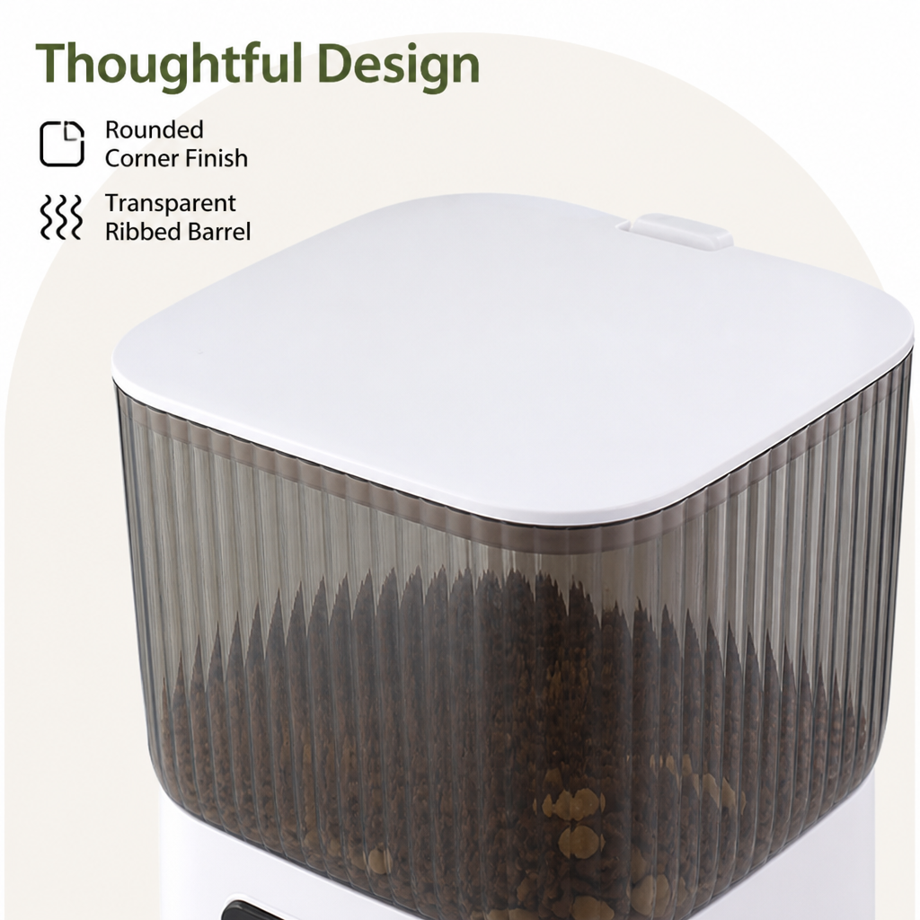 WiFi & Camera Automatic Pet Feeder (5L Hopper)