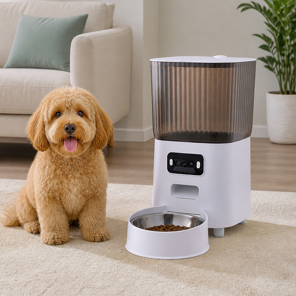 WiFi & Camera Automatic Pet Feeder (5L Hopper)