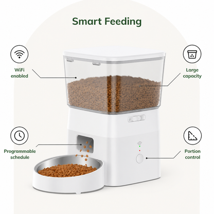 WiFi Remote & Portion Control Automatic Dog Feeder