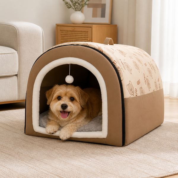 Ultra-Large Semi-Enclosed Dog House (Removable & Washable)