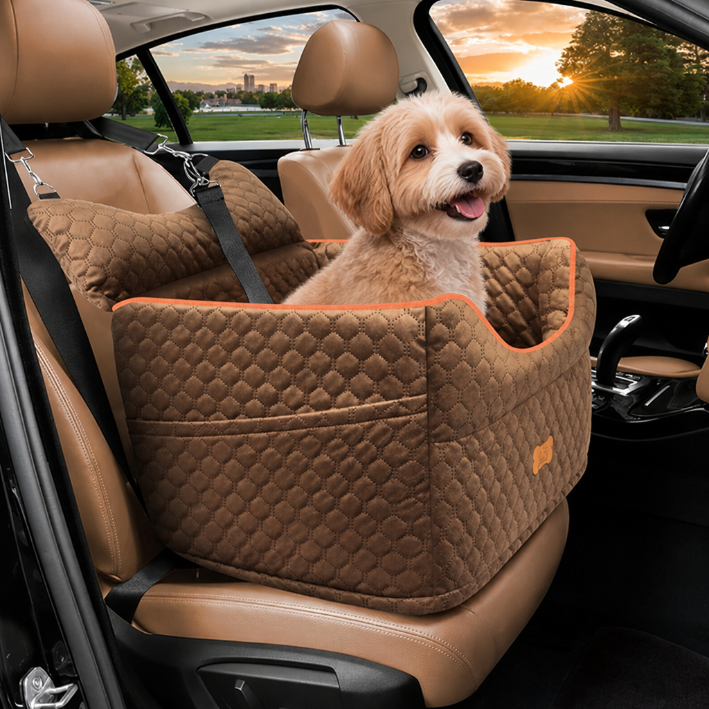Elevated Removable & Washable Car Booster Seat