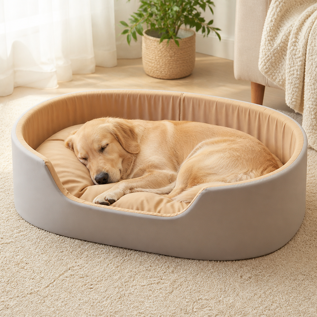 Four Seasons Thick Polyester Dog Bed