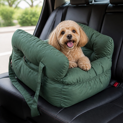 Breathable Polyester Travel Carrier (Safety Hook & Car Seat Fit)