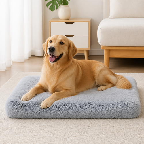 Cozy Plush & Detachable Cover Dog Bed