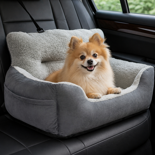 Adjustable Straps & Clip-On Leash Booster Car Seat