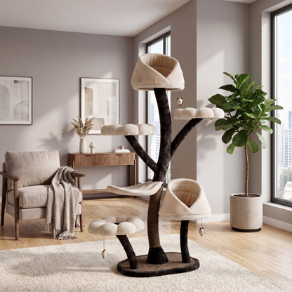 The Petal Cat Tree