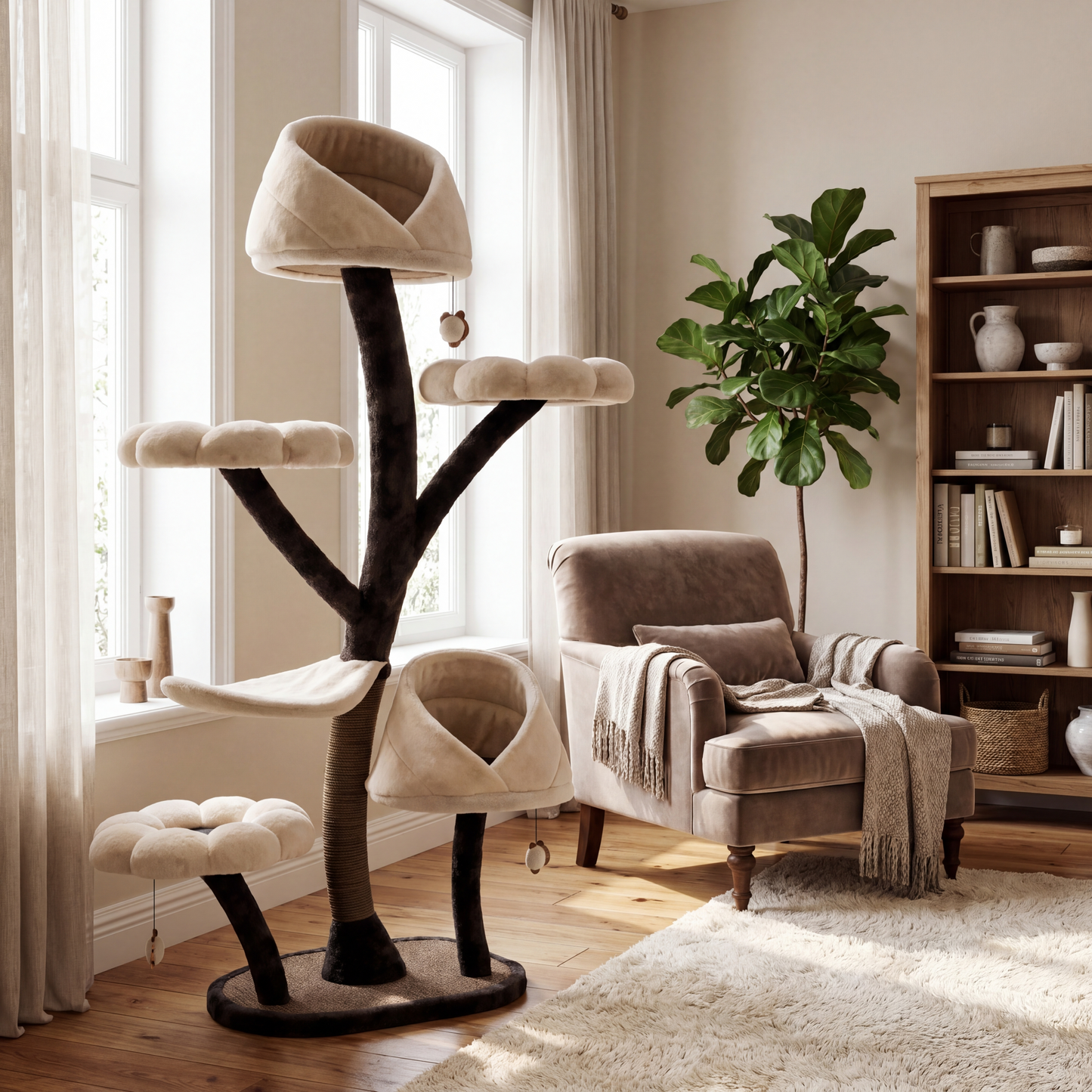 The Petal Cat Tree