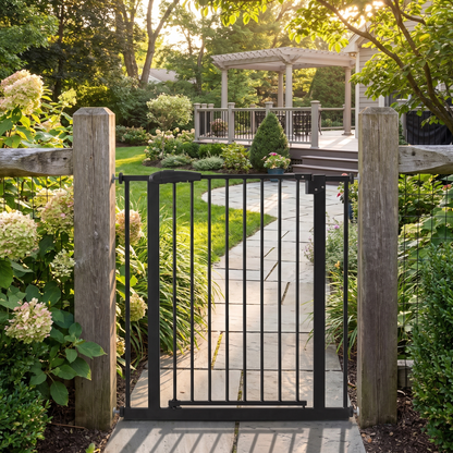 The Sentinel — Steel Outdoor Dog Gate