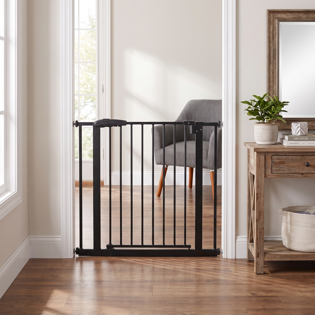 The Sentinel — Steel Outdoor Dog Gate