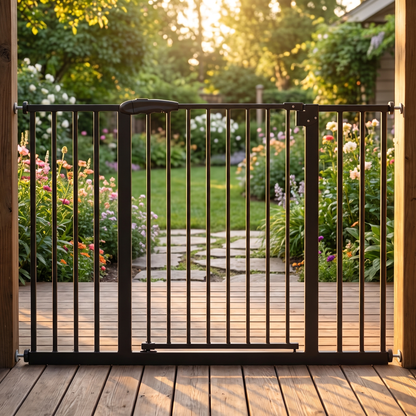 The Sentinel — Steel Outdoor Dog Gate