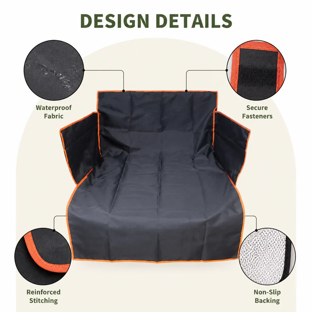Waterproof Easy-Install Hammock Car Seat Cover (Rear Seat)