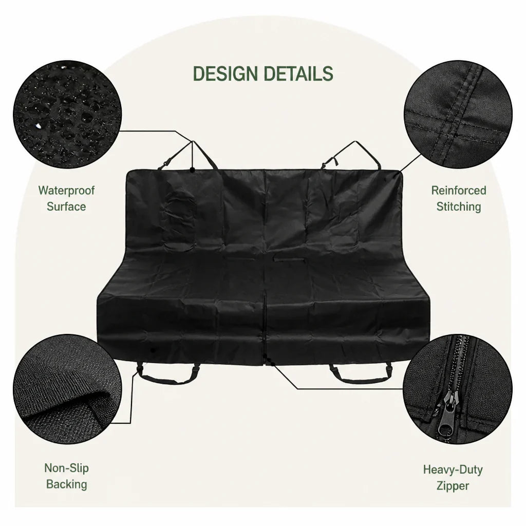 Waterproof Heavy-Duty Scratchproof Car Seat Cover (Hammock Style)
