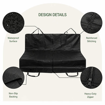 Waterproof Heavy-Duty Scratchproof Car Seat Cover (Hammock Style)
